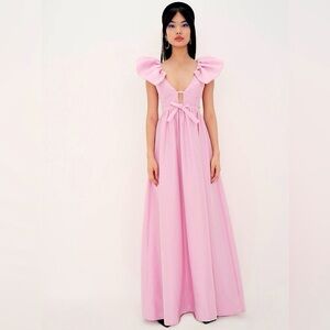 For Love And Lemons Pink Maxi Dress